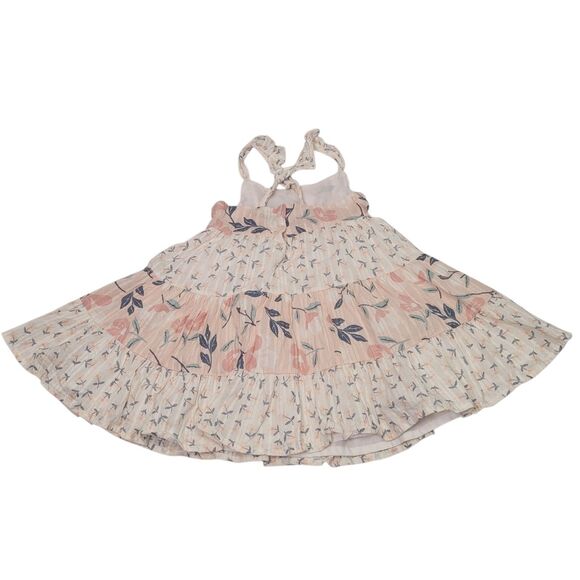 Baby Girl Bundle Of Dresses Flower Print And Pink In Size 2T Gentle Used - Picture 13 of 16